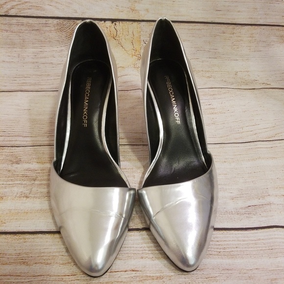 Silver Rebecca Minkoff Heels - Picture 3 of 8